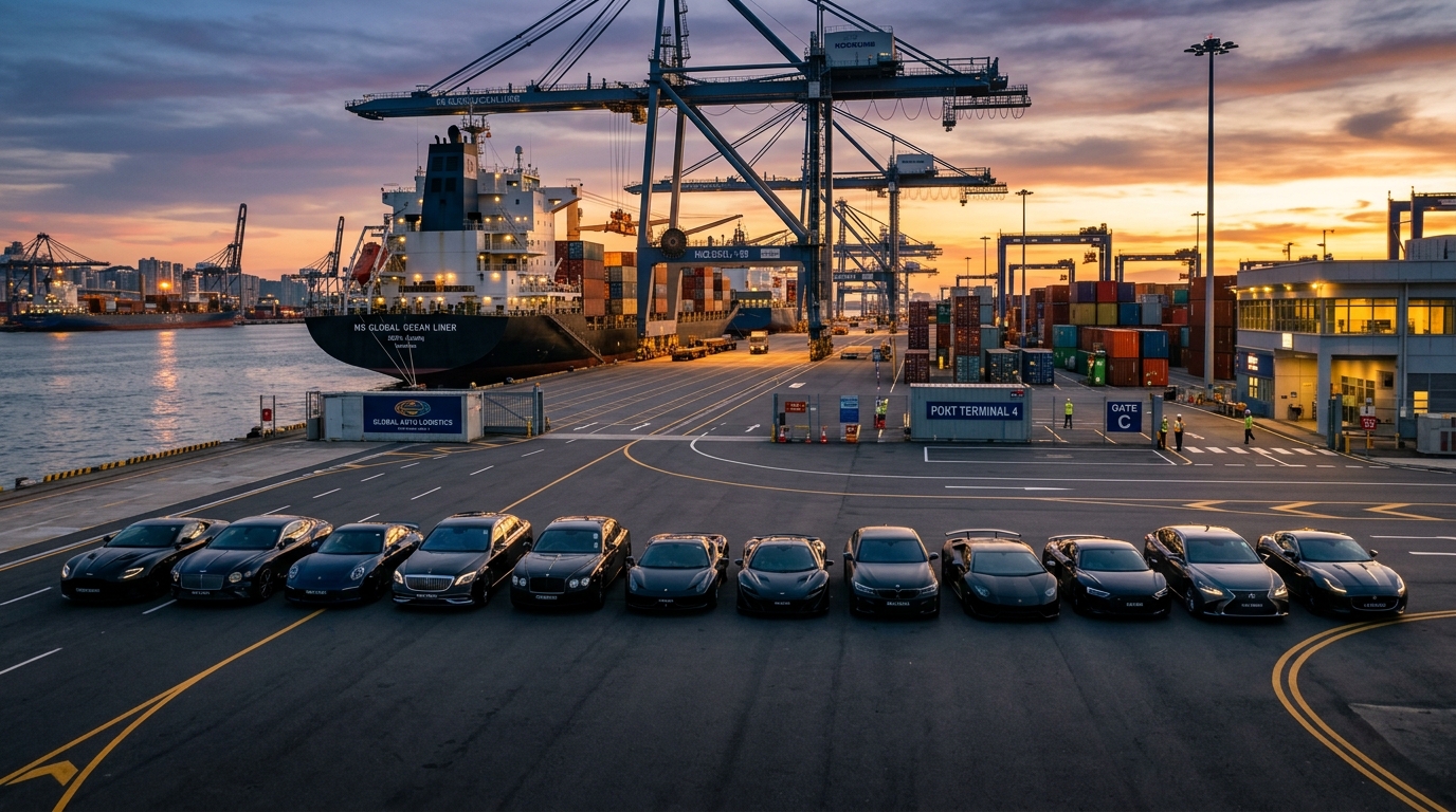 Luxury Car Export Terminal